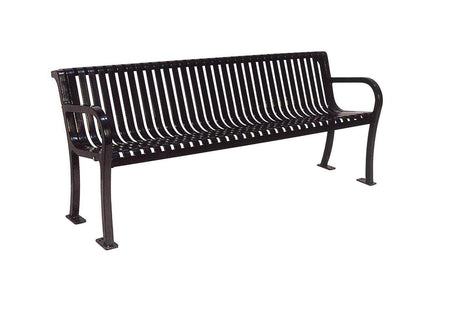 Lexington Bench with Back - Crowd Control Warehouse