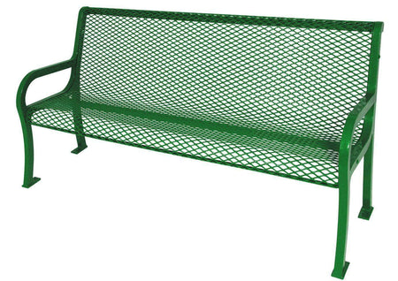 Lexington Bench with Back - Crowd Control Warehouse