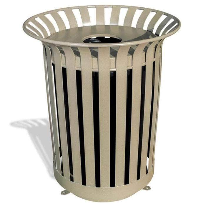 Lexington Trash Receptacle - 36 Gallon Capacity - Crowd Control Warehouse