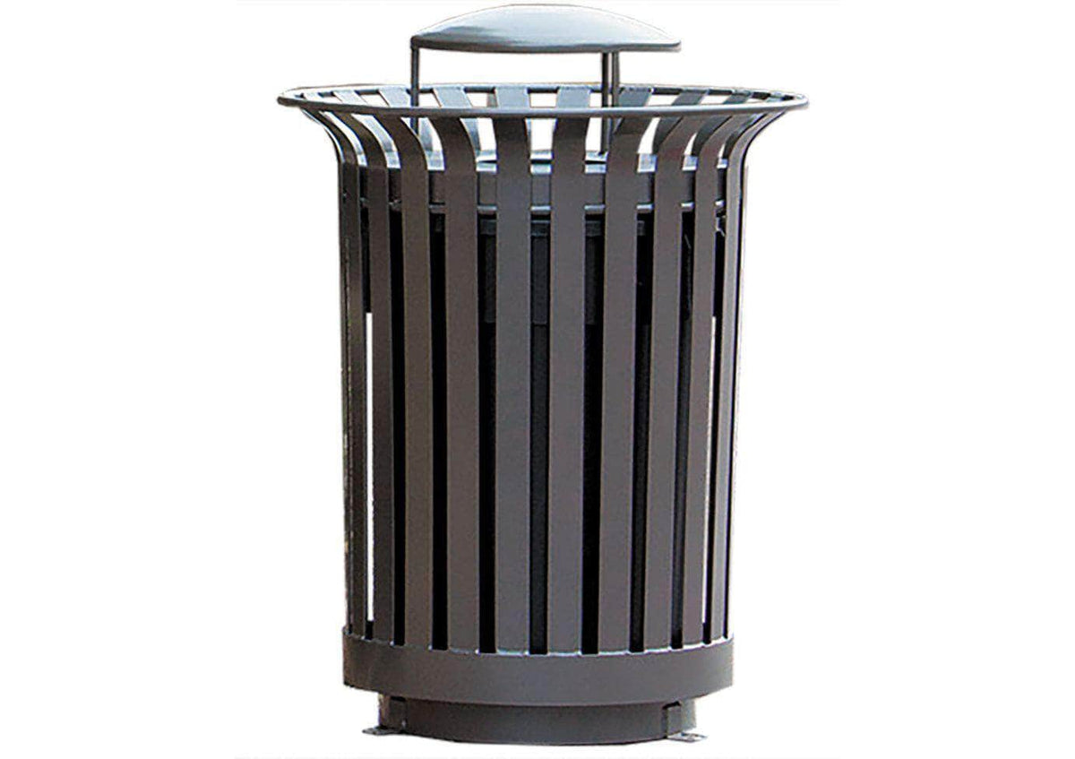 Lexington Trash Receptacle - 36 Gallon Capacity - Crowd Control Warehouse