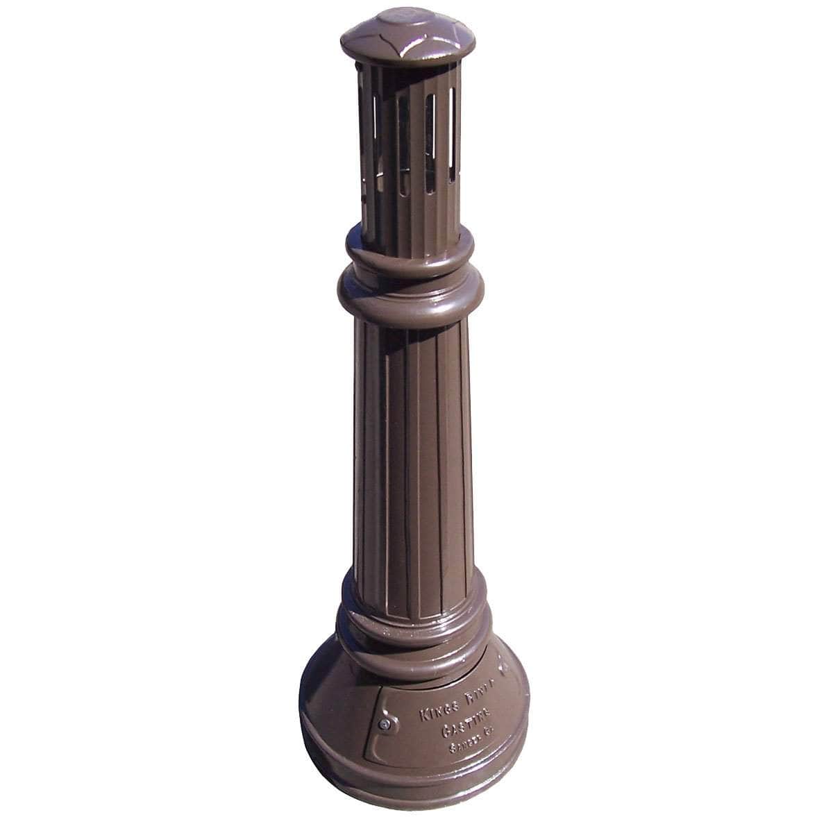 Light Ready Cast Aluminum Bollard - Crowd Control Warehouse