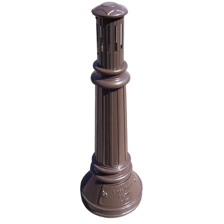 Light Ready Cast Aluminum Bollard - Crowd Control Warehouse