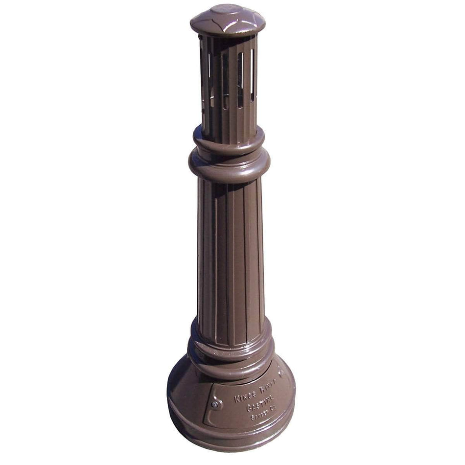 Light Ready Cast Aluminum Bollard - Crowd Control Warehouse