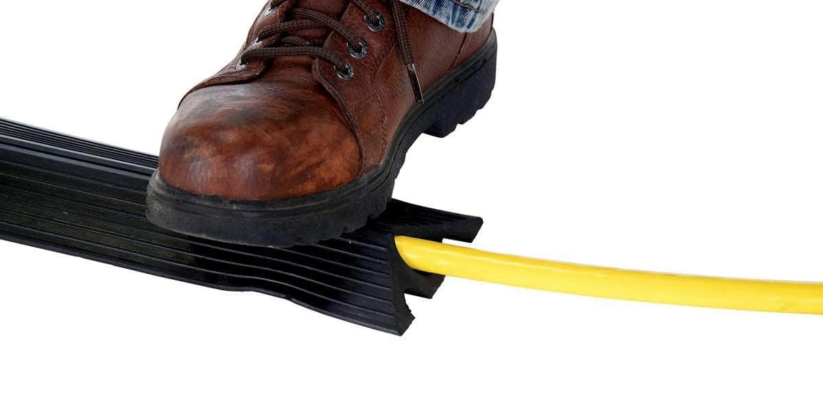 Long Extruded Rubber Cord Protector - Crowd Control Warehouse