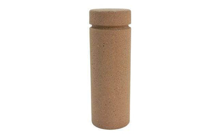 Medium Cylindrical Bollard with Reveal Line - Crowd Control Warehouse