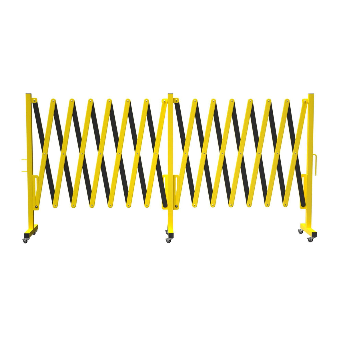 Metal Expandable Barricade, 16 Ft. and 11 Ft - Trafford Industrial - Crowd Control Warehouse