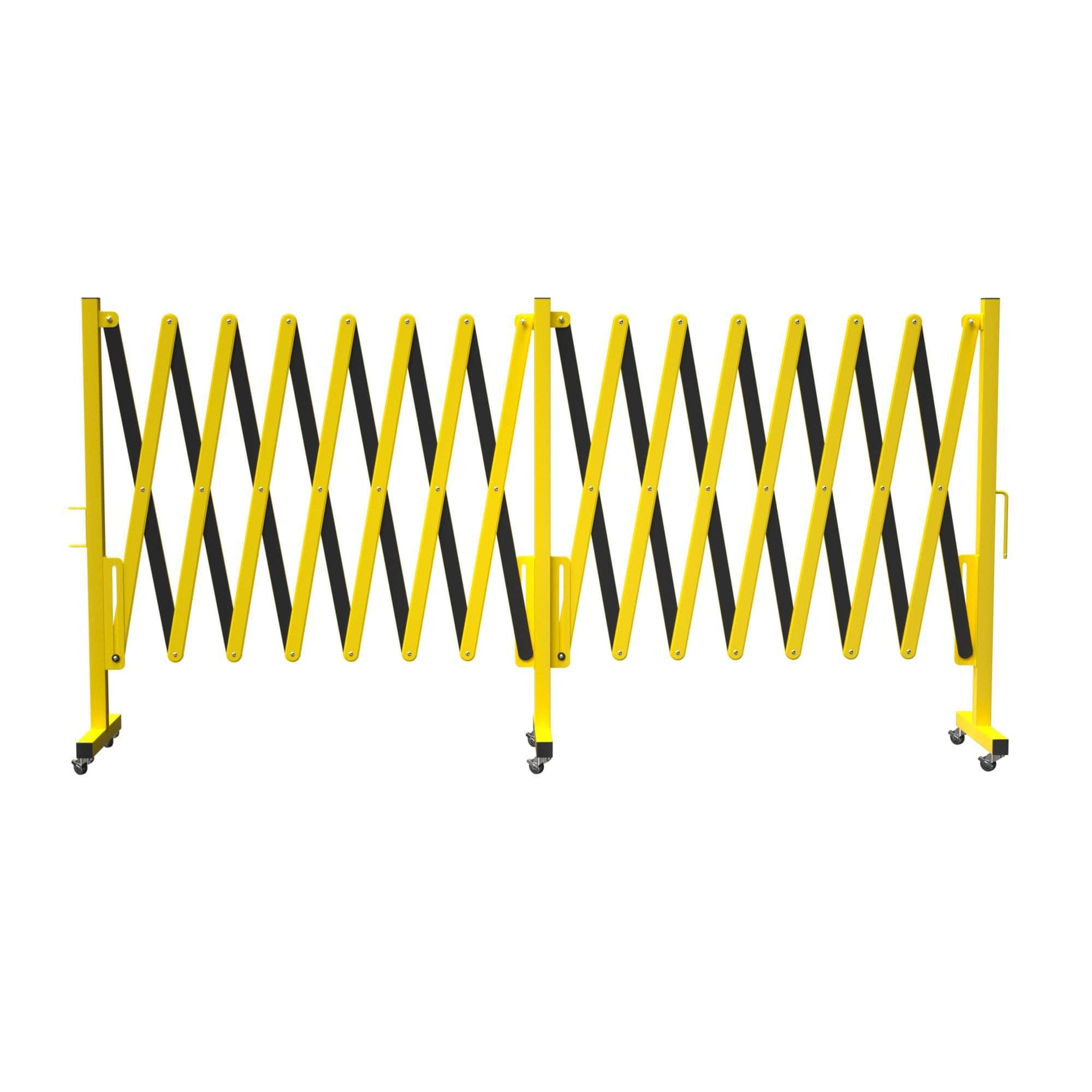 Metal Expandable Barricade, 16 Ft. and 11 Ft - Trafford Industrial - Crowd Control Warehouse