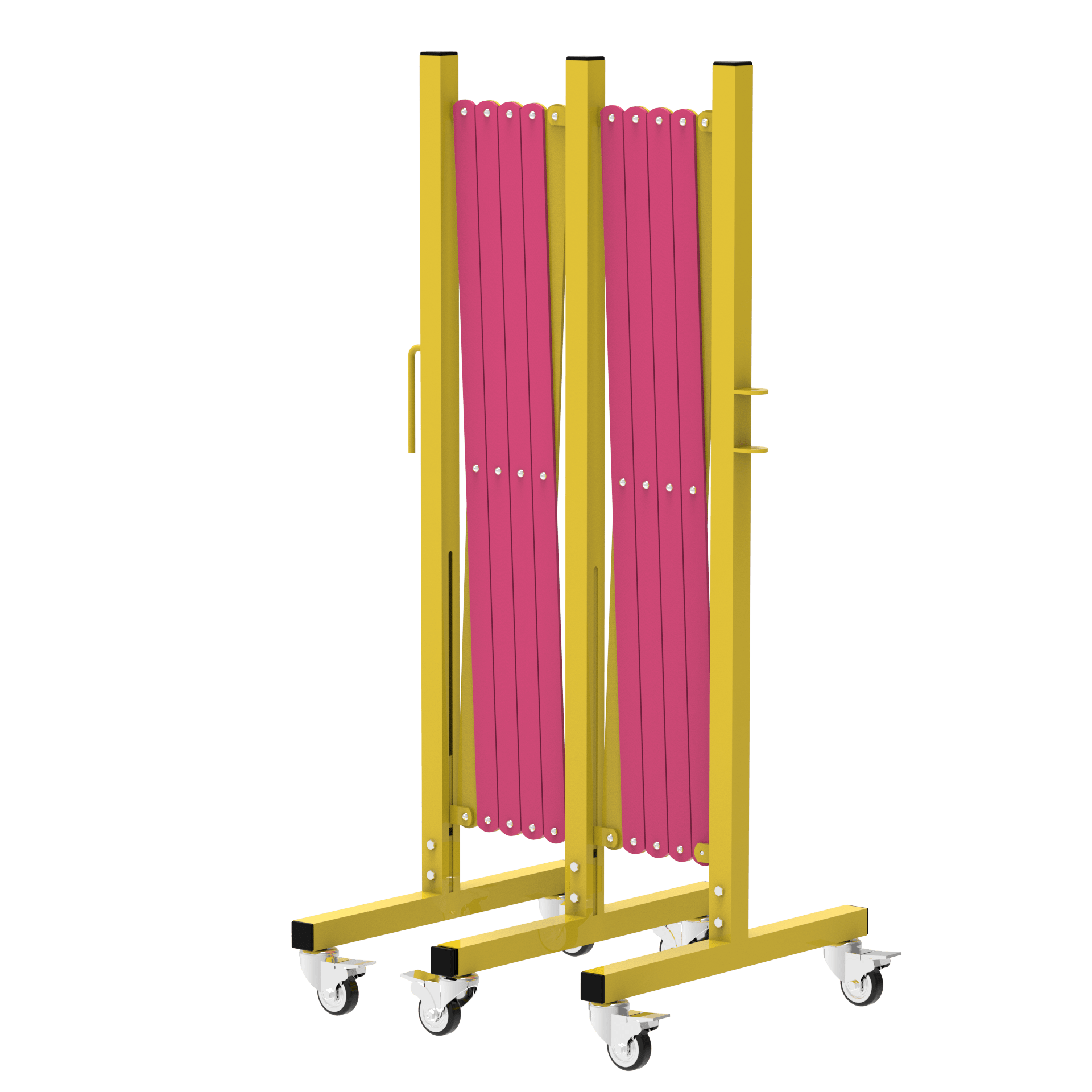 Metal Expandable Barricade, 16 Ft. and 11 Ft - Trafford Industrial - Crowd Control Warehouse