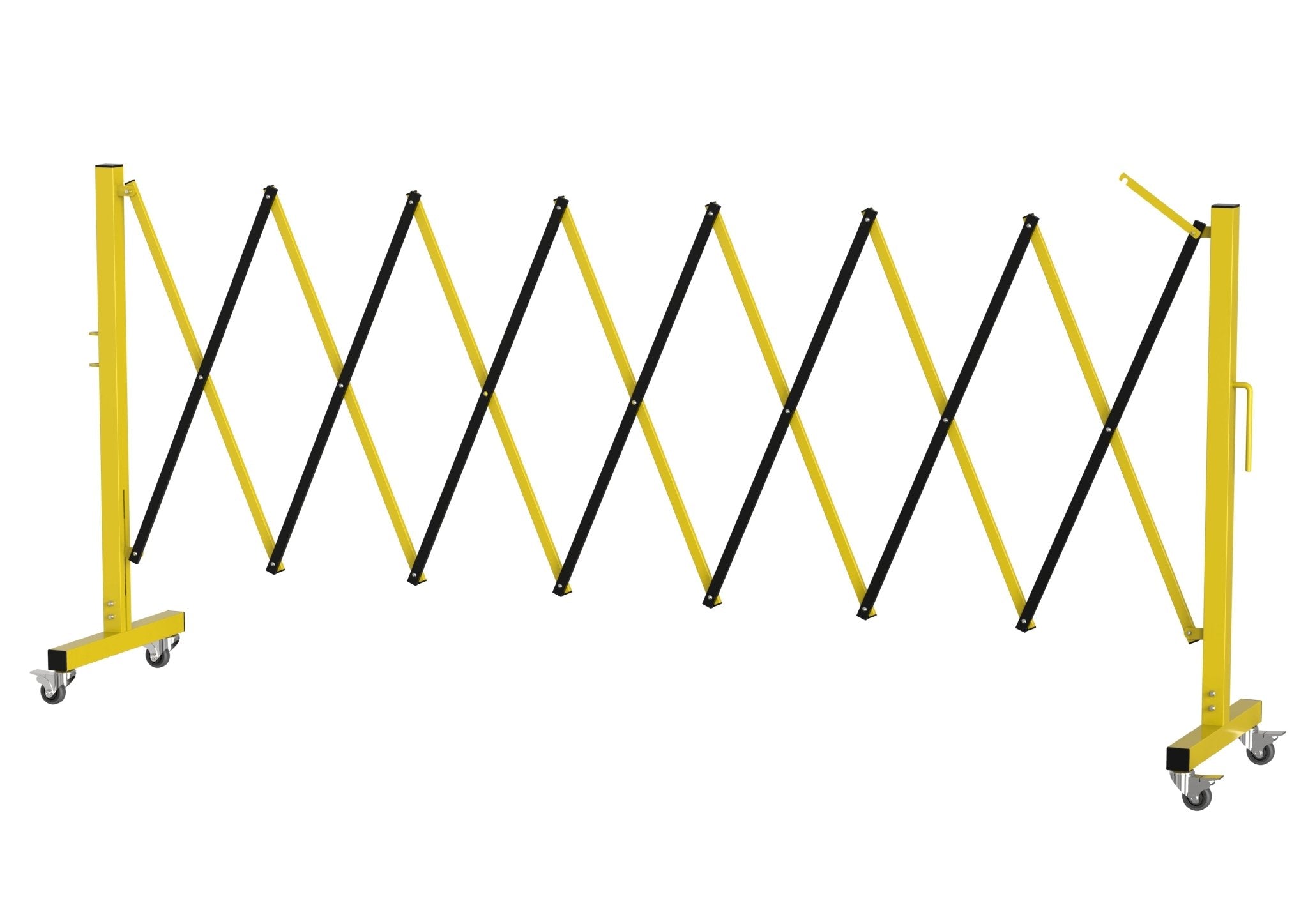 Metal Expandable Barricade, 16 Ft. and 11 Ft - Trafford Industrial - Crowd Control Warehouse