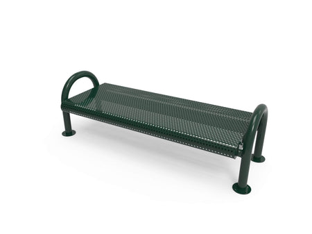 MOD Park Bench without Back - Circular Pattern - Crowd Control Warehouse