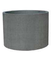 Modern Medium Round Concrete Planter - 48 in. x 36 in. - Crowd Control Warehouse