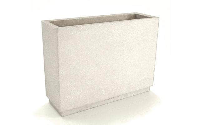 Modern Rectangular Concrete Planter - Crowd Control Warehouse