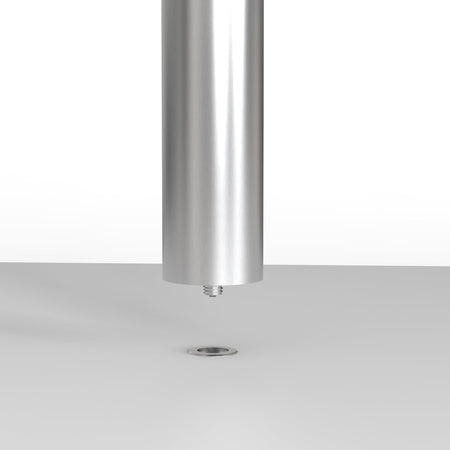 Montour Line Mini Floor Socket for Removable Stanchions - Crowd Control Warehouse