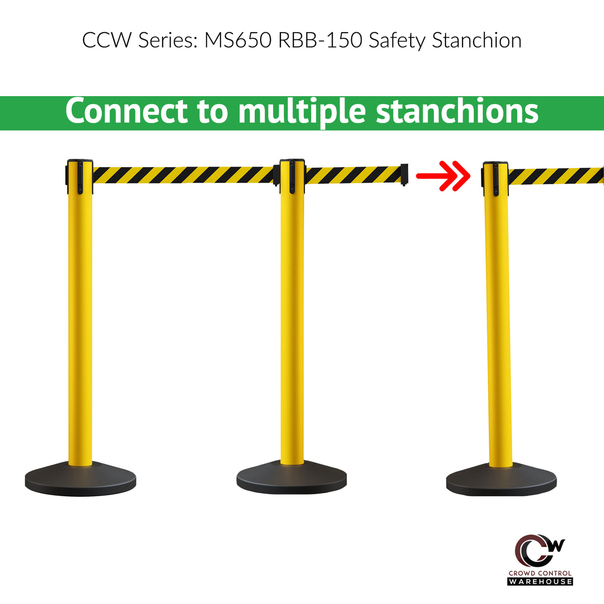 connect to multiple stanchions