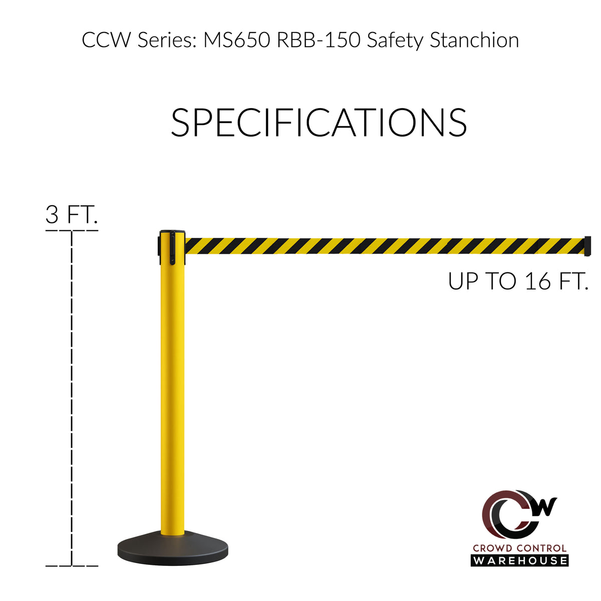 extends up to 16 feet