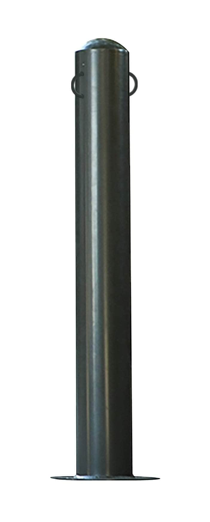 Newport Diameter Bollard - 2 Chain Loops - 6 in. diameter. - Crowd Control Warehouse