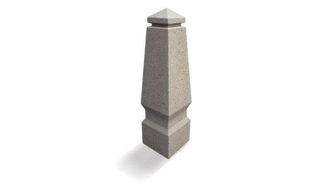Obelisk Bollard with Reveal Line and Decorative Base - Crowd Control Warehouse