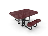 Octagon Portable Table - Circular Pattern - Crowd Control Warehouse