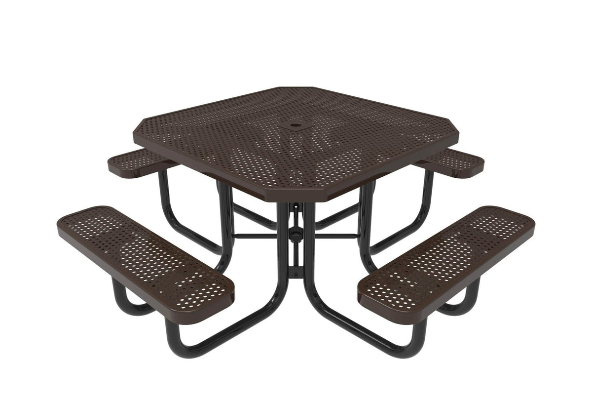 Octagon Portable Table - Circular Pattern - Crowd Control Warehouse