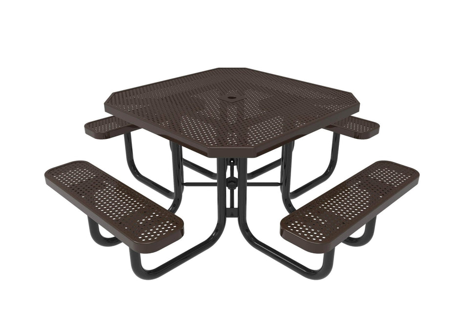 Octagon Portable Table - Circular Pattern - Crowd Control Warehouse