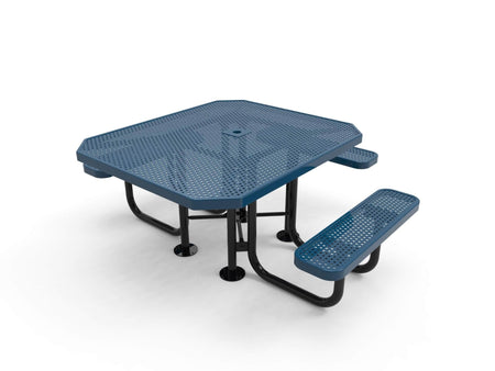 Octagon Portable Table - Circular Pattern - Crowd Control Warehouse