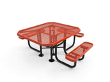 Octagon Portable Table - Diamond Pattern - Crowd Control Warehouse