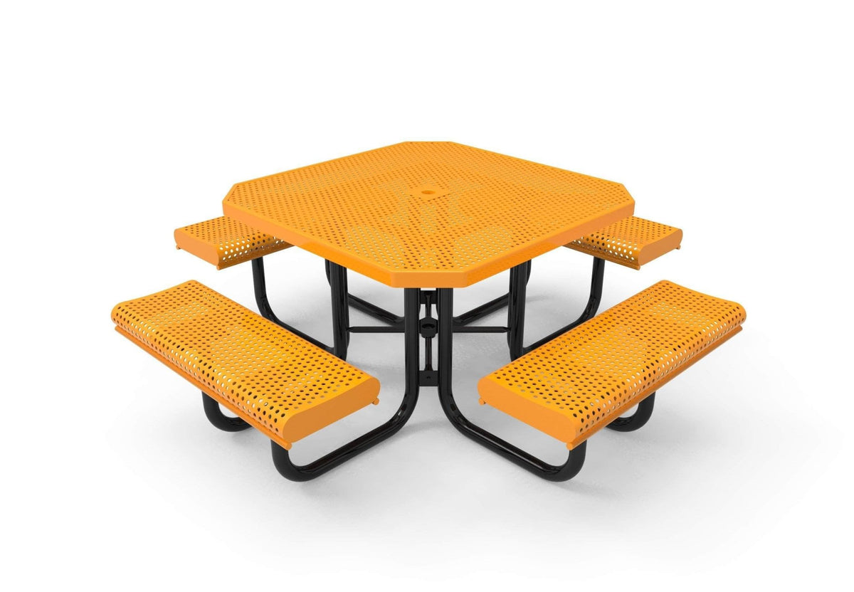Octagon Rolled Portable Table - Circular Pattern - Crowd Control Warehouse