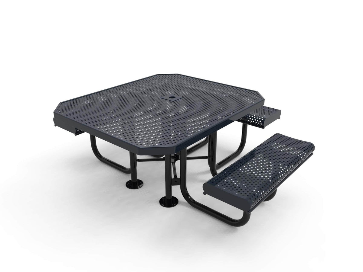 Octagon Rolled Portable Table - Circular Pattern - Crowd Control Warehouse