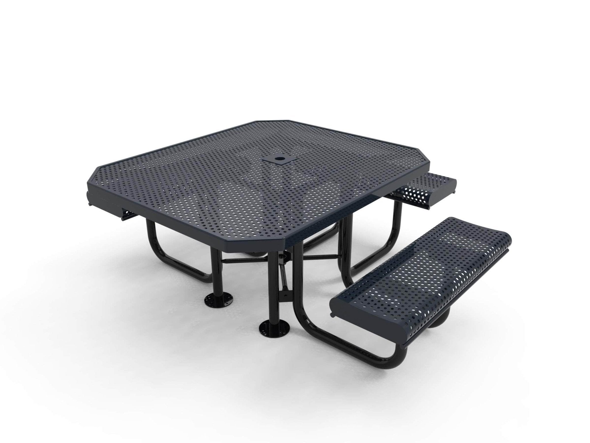 Octagon Rolled Portable Table - Circular Pattern - Crowd Control Warehouse