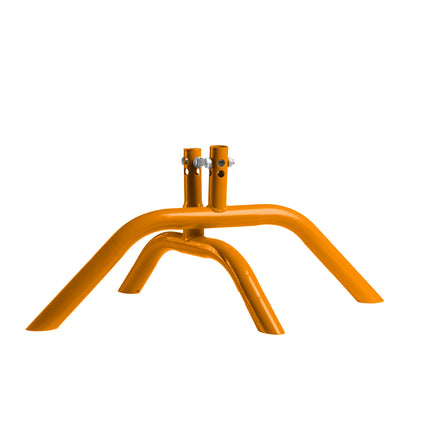 Heavy Duty Interlocking Steel Barricade, 8.5 Ft., Safety Orange - Angry Bull Barricades