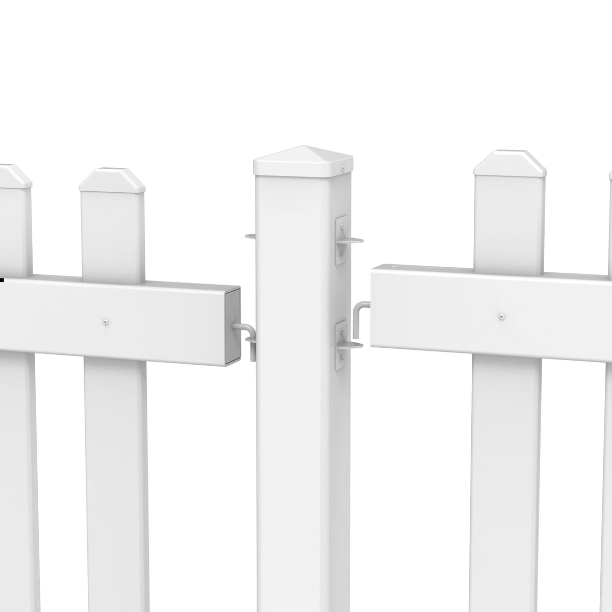 Outdoor Patio Picket Restaurant Fence Kit - Montour Line - Crowd Control Warehouse