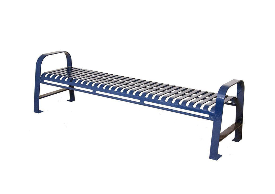 Oxford Backless Park Bench - Crowd Control Warehouse