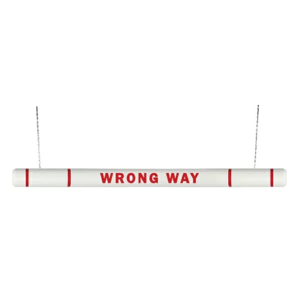Parking Lot Clearance Bar Kit - WRONG WAY - Crowd Control Warehouse