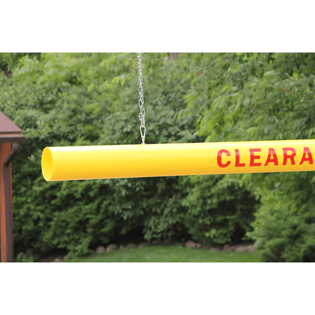 Parking Lot Clearance Bar Kit - WRONG WAY - Crowd Control Warehouse