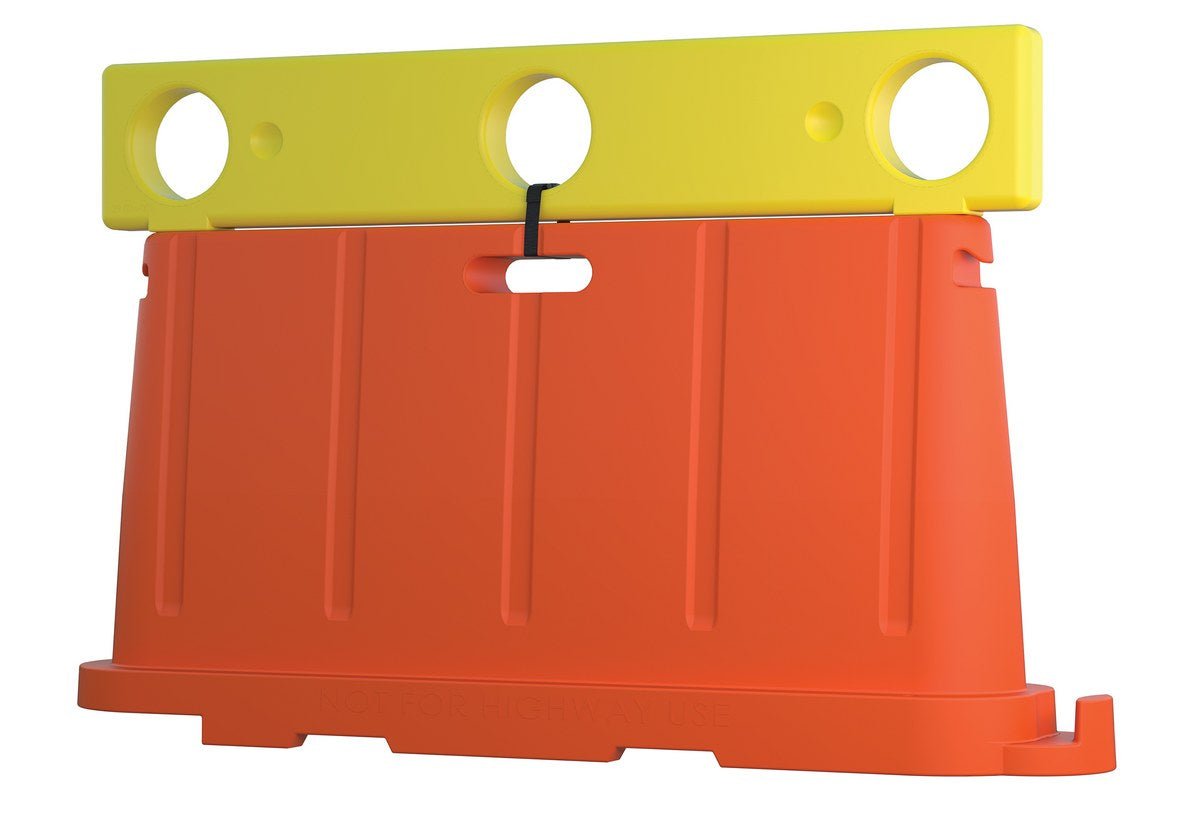 Plastic Barricade Extension 12" - Crowd Control Warehouse