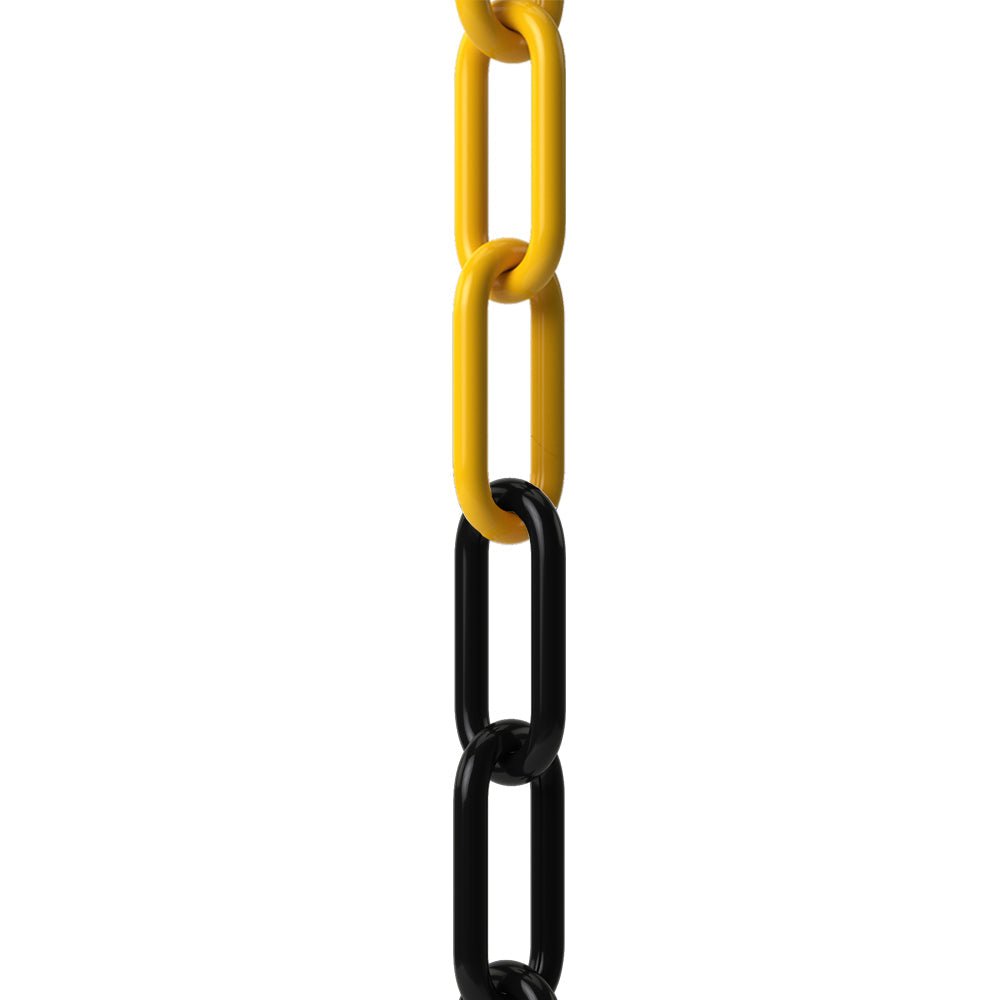 Plastic Chain, 2.0 inch links, Standard Colors from Montour Line - Crowd Control Warehouse