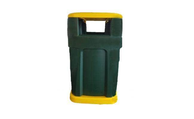 Plastic Lift - able Waste Container - 65 Gallon Capacity - Crowd Control Warehouse