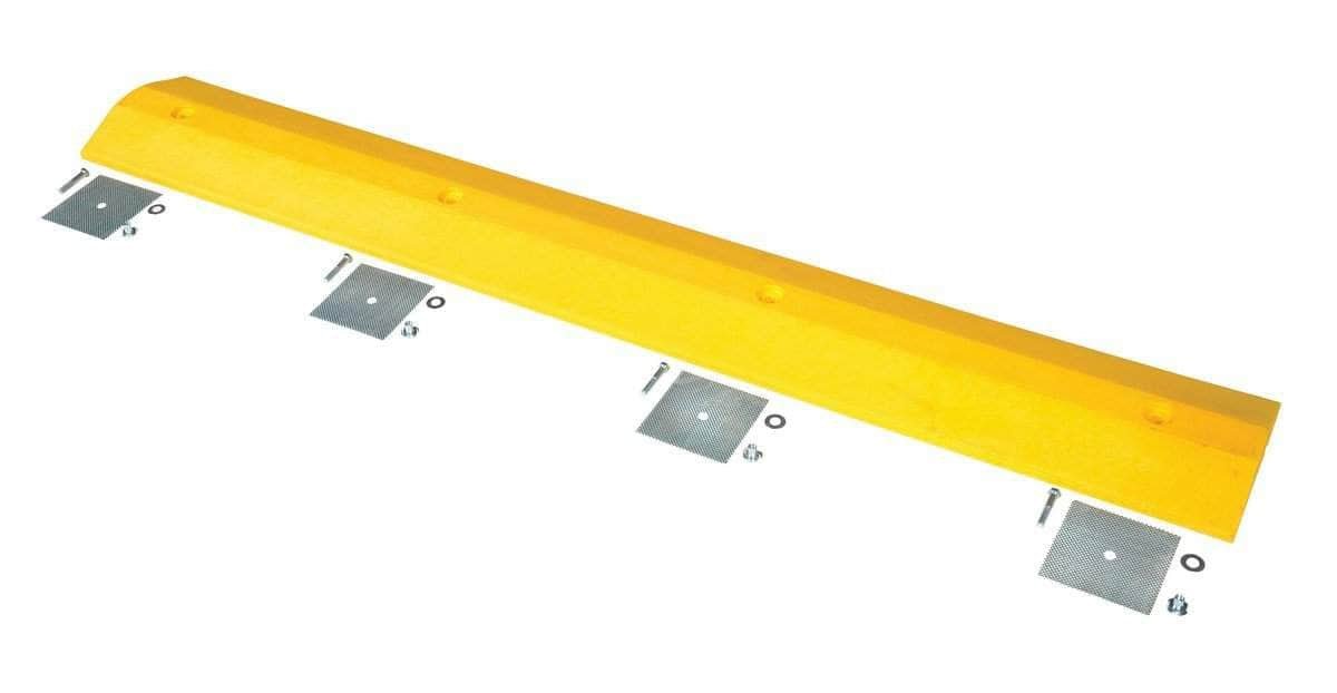 Plastic Speed Bump with Cable Channels - Crowd Control Warehouse