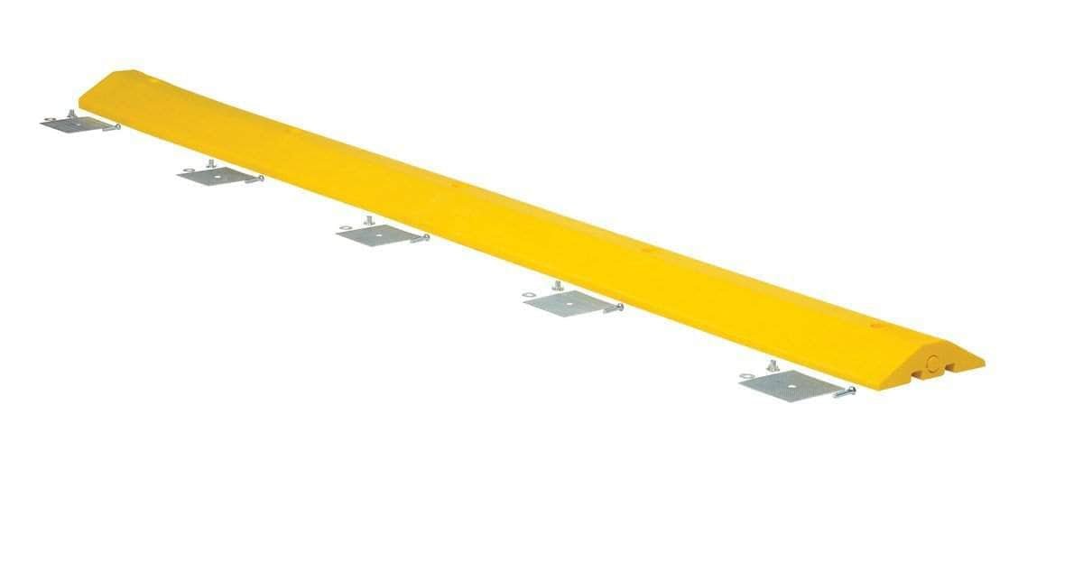 Plastic Speed Bump with Cable Channels - Crowd Control Warehouse