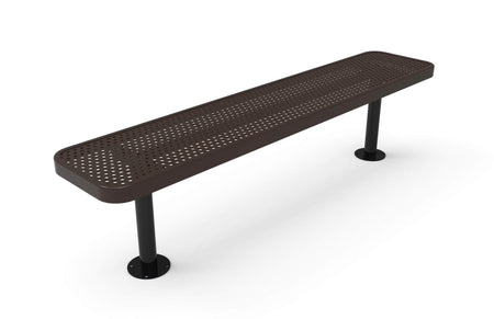 Player’s Park Bench without Back - Diamond Pattern - Crowd Control Warehouse