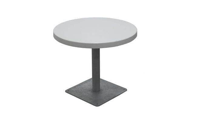 Polished 24 in. Round Concrete Children's Height Picnic Table - Crowd Control Warehouse