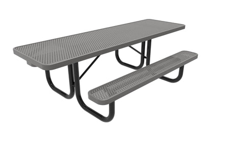 Rectangular Portable Table - Circular Pattern - Crowd Control Warehouse