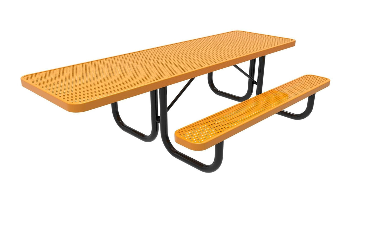 Portable Rectugaler Table Rectangular Portable Table - Circular Pattern – Crowd Control Warehouse