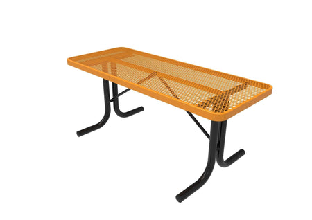 Rectangular Utility Table - Diamond Pattern - Crowd Control Warehouse