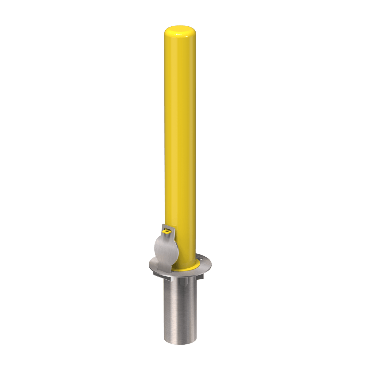 Removable Bollard with Embedment Sleeve - Trafford Industrial - Crowd Control Warehouse