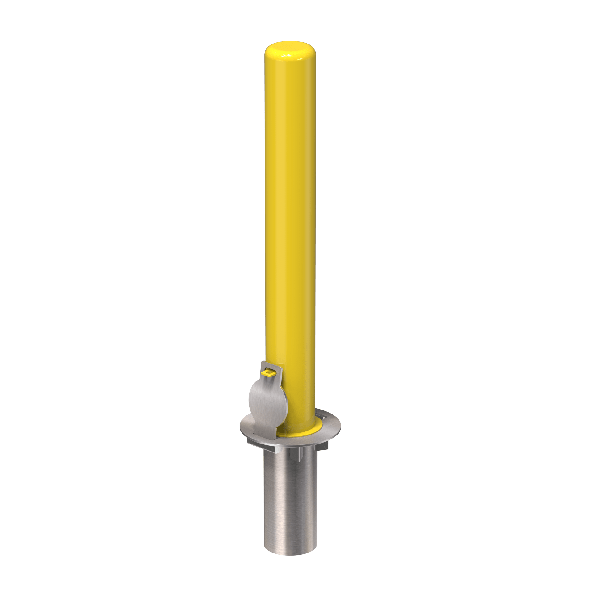 Removable Bollard with Embedment Sleeve - Trafford Industrial - Crowd Control Warehouse