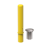 Removable Bollard with Embedment Sleeve - Trafford Industrial - Crowd Control Warehouse