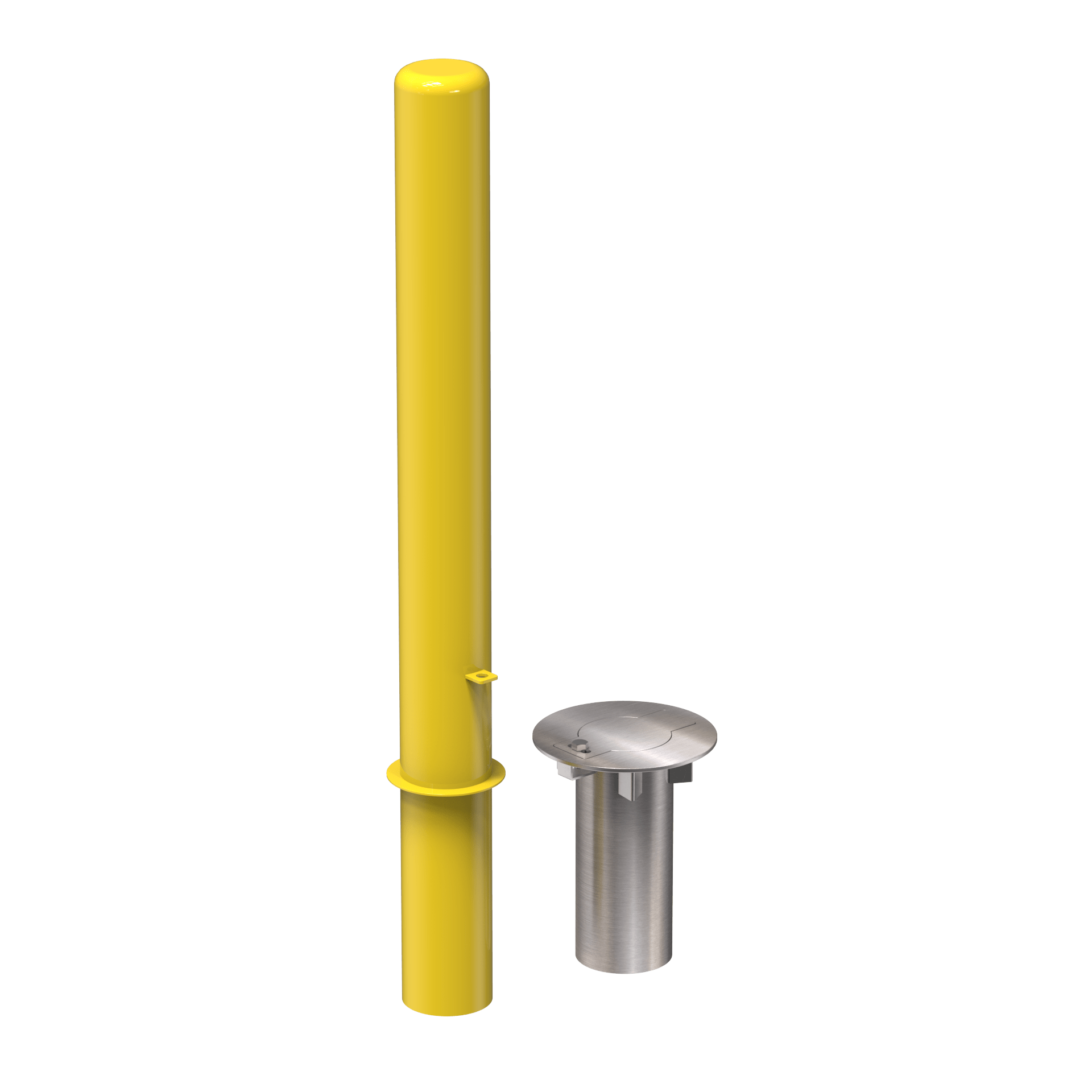 Removable Bollard with Embedment Sleeve - Trafford Industrial - Crowd Control Warehouse