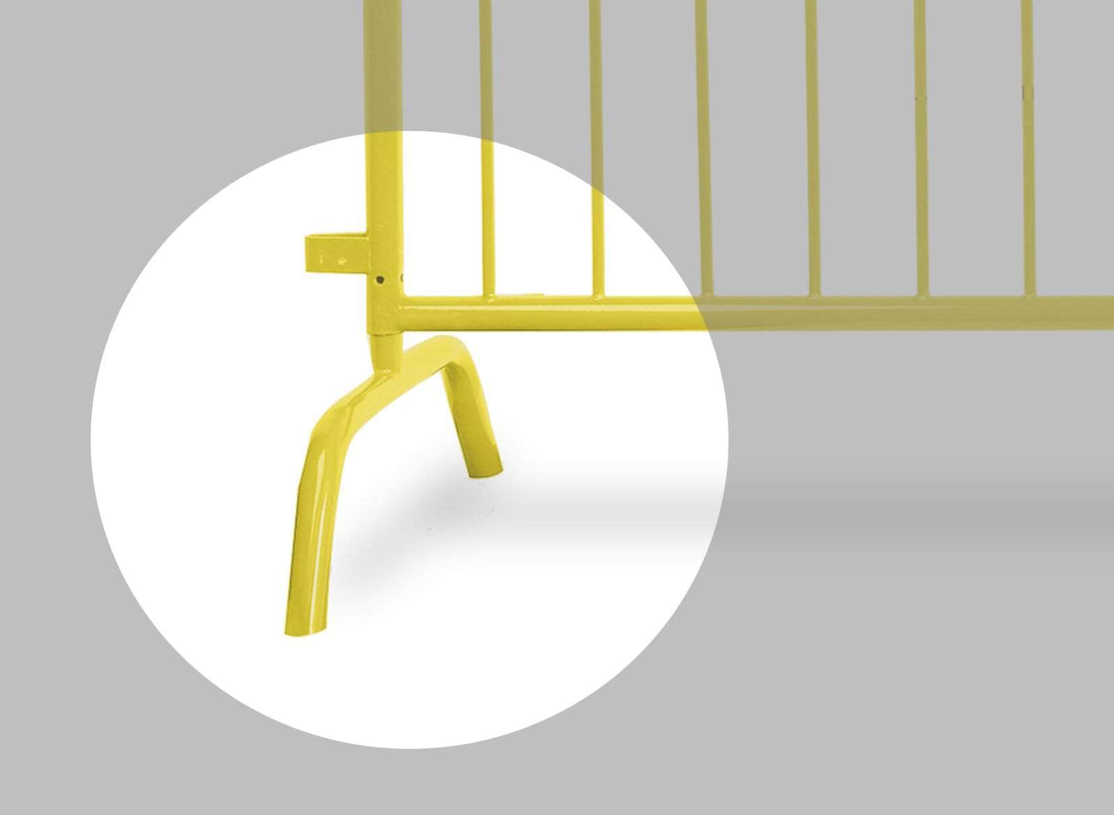 Replacement Feet for Heavy Duty Steel Barricade - Angry Bull Barricades - Crowd Control Warehouse