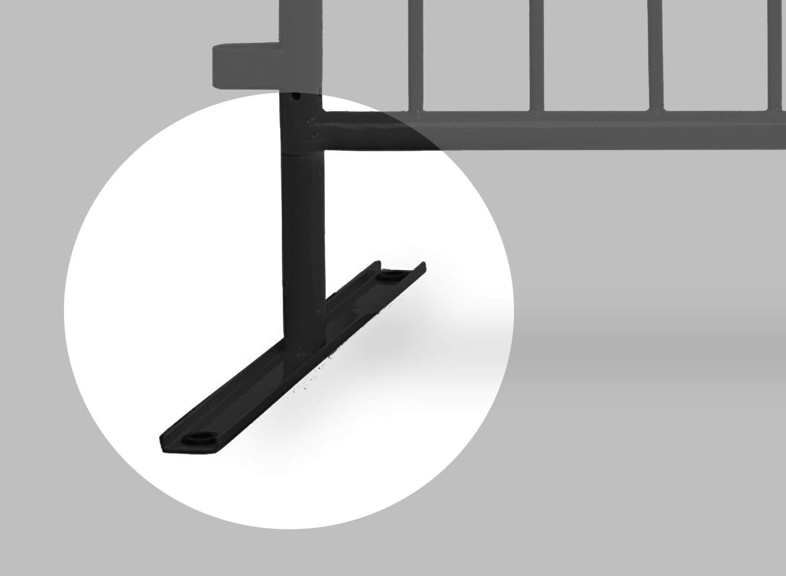 Replacement Feet for Heavy Duty Steel Barricade - Angry Bull Barricades - Crowd Control Warehouse